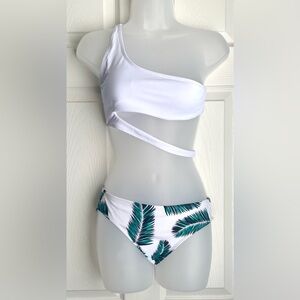 SHEIN Bikini Set Tropical Print New